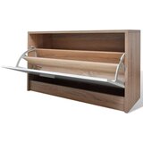  3-u-1 set drvenog ormarića za cipele boja hrasta i bijela | shoptok.hr