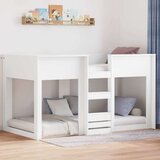  Krevet na kat za djecu Bijelo 90 x 190 cm Konstruirano drvo | shoptok.hr