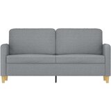  Dvosed svetlo siv 140 cm blago | Shoptok.si