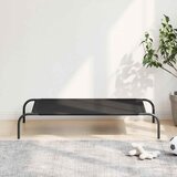 vidaXL Povišeni krevet za pse crni 110x65x20 cm Oxford tkanina i čelik Cijene