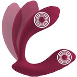 You2Toys Rosenrot - vibrator, ki ga je mogoče napolniti z radijskim upravljanjem (rdeč) | Shoptok.si
