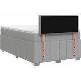  Boxspring krevet s madracem Svjetlosiva 120 x 190 cm Tkanina | shoptok.hr