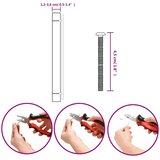  Ručke za ormarić 10 kom srebrne 480 mm od nehrđajućeg čelika | shoptok.hr