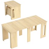  Blagovaonski stol sklopivi stol produživi kuhinjski stol blagovaonski stol iverica 60-180 x 85 x 75 cm prirodni Cijene