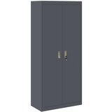 vidaXL Omarica za shranjevanje 2 pcs Antracit 80 x 40 x 180 cm Jeklo, (5000152829) | Shoptok.si