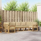 Set vanjskih sofa 7 kom. Bijela i bež | Eponuda.com