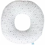 Ceba Baby postporođajni jastuk sive zvijezde na bijelom