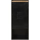  The Living Store Kopalniška omarica 40x27x90 cm železo in trden mangov les - Kopalniška Omarica, (21442930) | Shoptok.si