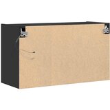  Zidni TV ormarić s LED svjetlima crni 80 x 31 x 45 cm | shoptok.hr