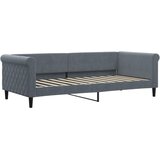  Dnevni krevet na razvlačenje i ladice tamnosivi 90 x 200 cm | shoptok.hr