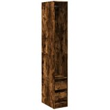 vidaXL Garderobna omara dimljeni hrast 30x50x200 cm inženirski les, (21412914) | Shoptok.si