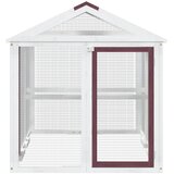 Boks za životinje boja kave 141 x 94 x 104 cm masivna borovina | shoptok.hr