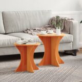  Set stolića za kavu 2 pcs Smeđa 46 x 46 x 47 cm Cijene