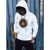 DStreet Bluza męska z nadrukiem biała | Shoptok.si