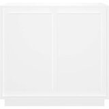 vidaXL Komoda bela 80x34x75 cm inženirski les | Shoptok.si