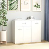 vidaXL Komoda bela 88x30x70 cm iverna plošča Cene