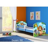 ACMA dečiji krevet II 180x80 + dušek 6 cm BLUE2