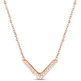 Vuch Ženska ogrlica Amelora Rose Gold Slike