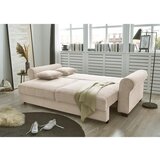 MID.YOU ZOFA S POSTELJNO FUNKCIJO, krem barve tekstil | Shoptok.si