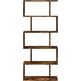 Pregrada / regal za knjige 5 razina hrast 70x24x161 cm drveni | Eponuda.com