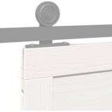 vidaXL drsna vrata bela 100x208 cm vrata iz solidnega lesa bor | Shoptok.si