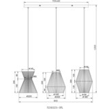 Modern Living viseča svetilka naturm | Shoptok.si
