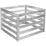 Rojaplast Kompostnik v srebrni barvi 560 l – u
