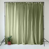 Linen Tales Svijetlo zelena lanena zavjesa 140x300 cm Sage – Cijene