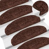  Prostirke za stepenice 20 kom 65x21x4 cm Smeđe poluokrugle velike | shoptok.hr