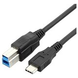 Fast_Asia Kabl USB 3.1 TIP C na USB 3.0 stampac 1m crni