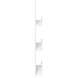  Polica za časopise Bijelo 43 x 11 x 102 cm Konstruirano drvo | Eponuda.com