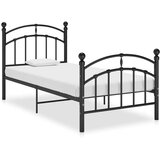  Za krevet crni metalni 100 x 200 cm Cijene