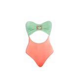 DEVI COLLECTION Ženski jednodelni kupaći kostim Amber tirkizno-roze | Eponuda.com