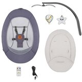 Lionelo električni gugalnik 2v1 Ralf, Grey Graphite | Shoptok.si