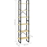 vidaXL Police za pohranu 60 x 30 x 210 cm od masivne borovine | shoptok.hr