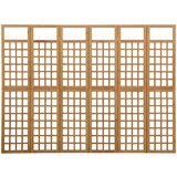 Maison Chic 6-delni Paravan - Sobne pregrade/mreža iz lesa jelke 242,5x180 cm, (22111479) | Shoptok.si