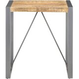 Blagovaonski stol 70 x 70 x 75 cm od masivnog grubog drva manga - Siva 70 x 70 x 75 cm 1 Grubo masivno drvo manga | shoptok.hr
