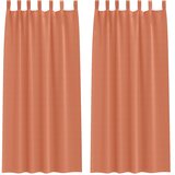  Zavjese za blackout s prstenovima 2 kom. Terakota 260 x 140 cm | shoptok.hr