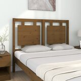  Uzglavlje za krevet boja meda 125,5x4x100 cm masivna borovina | shoptok.hr
