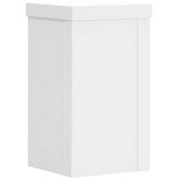 vidaXL Stojalo za rastline 2 kosa belo 10x10x18 cm inženirski les | Shoptok.si