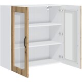  Zidni stakleni ormarić Umjetnički hrast 80 x 31 x 80 cm | shoptok.hr