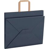  Papirnate vrećice 250 kom s ručkama plave 32x22x24 cm | shoptok.hr