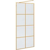  Zid za walk-in tuš Zlatno 90 x 195 cm Staklo otporno na udarce | shoptok.hr