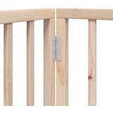 vidaXL Vrata za pse s vratašcima 6 panela sklopiva 300 cm drvo topole | shoptok.hr