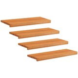 Step treads 4 kom. 80 x 25 x 2 cm Svijetlosmeđa | shoptok.hr