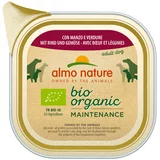 BioOrganic Almo Nature Maintenance 6 x 100 g - Z bio govedino & bio zelenjavo