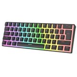  Tastatura gaming RAMPAGE RADIANT K11 black, Type-C, RGB, blue switch, US layout, pudding keycaps | Eponuda.ba