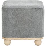 XORA TABURE, les, tekstil, leseni material siva | Shoptok.si