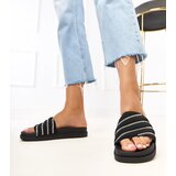 Gemre Black Flip-Flops with Rhinestones Cardona | shoptok.hr