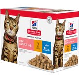 Hill’s Ekonomično pakiranje: Feline vrećice 24 x 85 g - Adult Light Izbor ribe Cijene